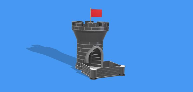 RPG Dice Tower (Torre de dados)
