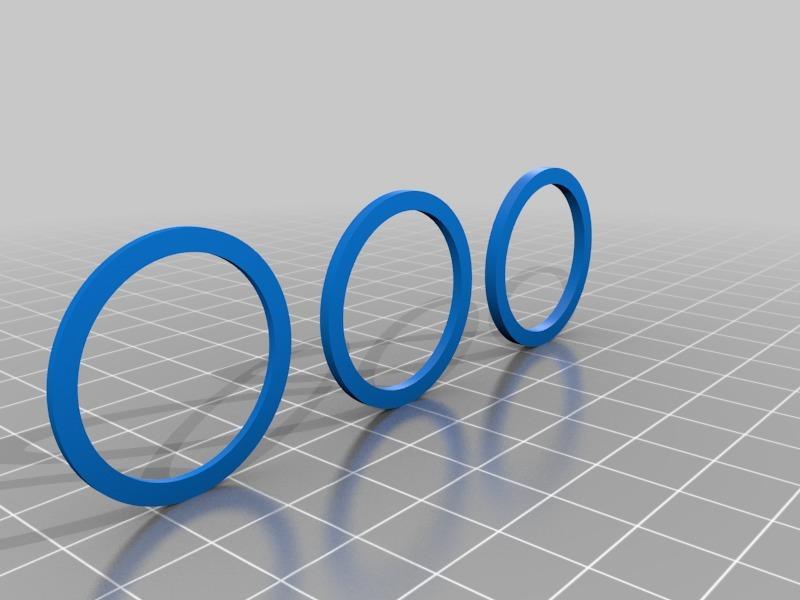 Airsoft M4 Outerbarrel Shim Set for perfect Handguard fitment.