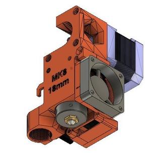 MK2 clone Extruder for Argento