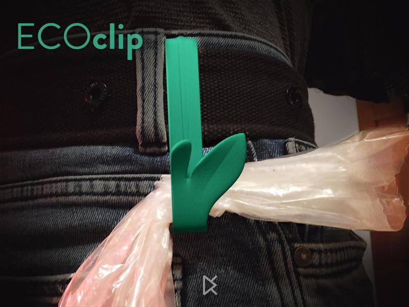 ECOclip trekking trashbag holder