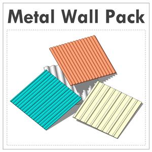 Diorama Metal Wall Texture Pack [1/18 Scale | 36 Pieces]