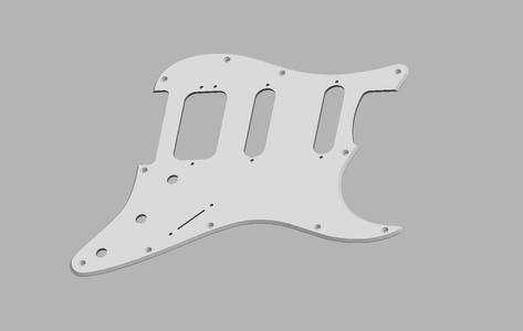Fender player hss strat pickguard