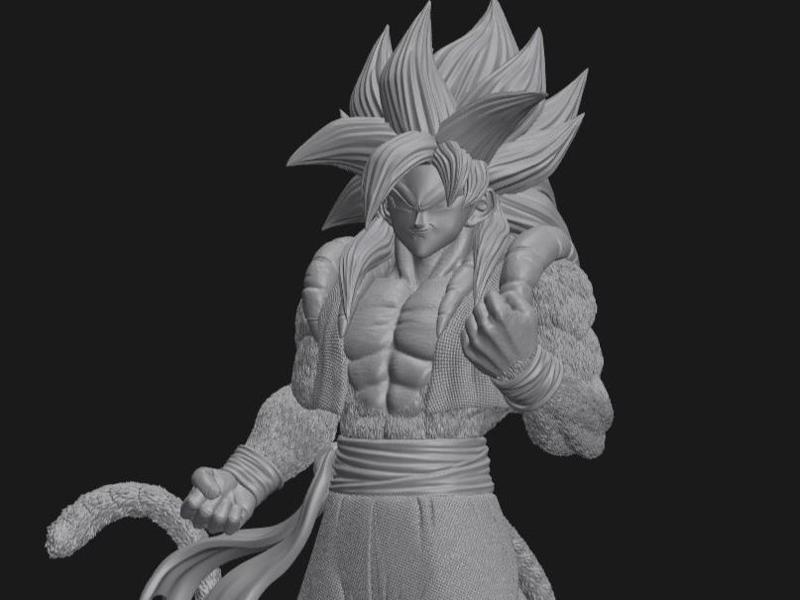 Gogeta Super Saiyajin 4 (SSJ4) Form Dragonball