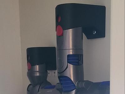 Dyson Attachment Holder Wall Mount  (Shorter)