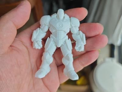 Iron Man Robot Scalable Print Children's Toy Figure Display Model One-click Print in Place