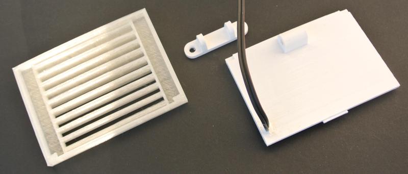 Reflector with LED light