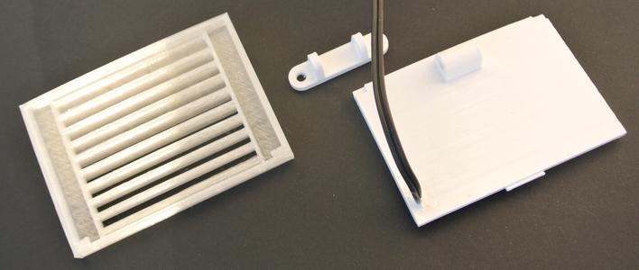 Reflector with LED light