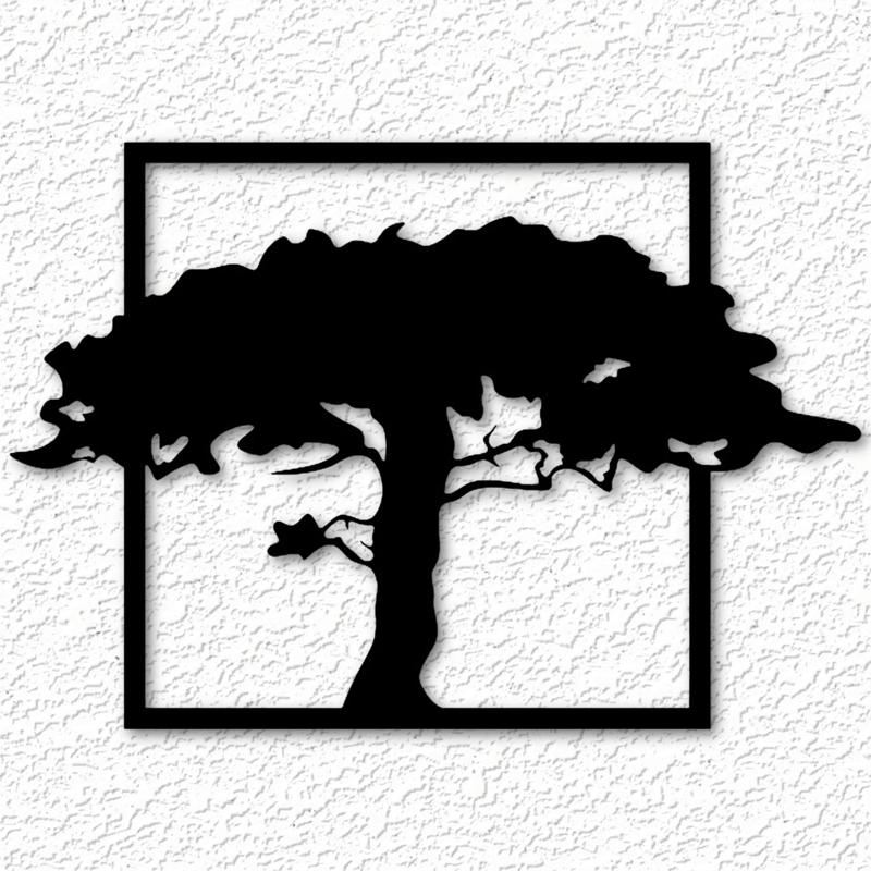 Prehistoric Tree wall art giant tree wall decor 2d art