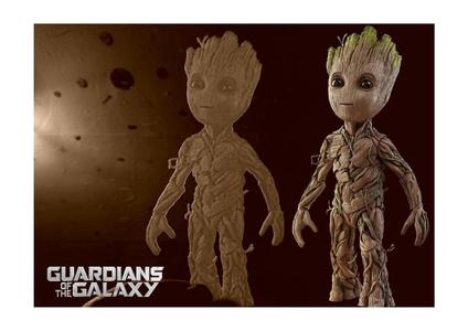 Baby Groot lithophane
