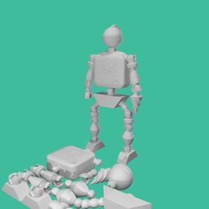 Action Figure; Super Hero by Angel Chafino