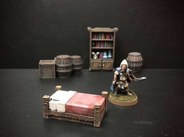 Delving Decor: Inn Bed (28mm/Heroic scale)
