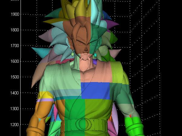 Life-Size Vegito AF SSJ9 FP Dragon Ball 3D Model