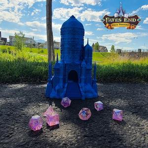 Eladrin Dice Tower - SUPPORT FREE!