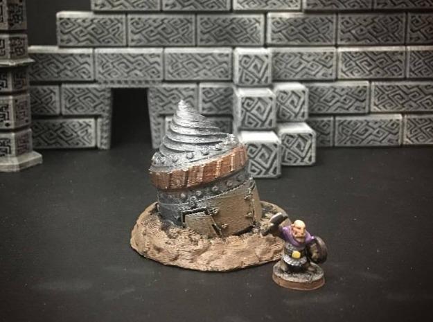 Dwarven Loamship (15mm scale)