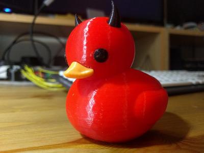 Devil rubber duck