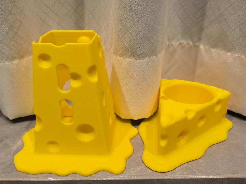 Hamster Cheese Food Container + Nest + Water Rack