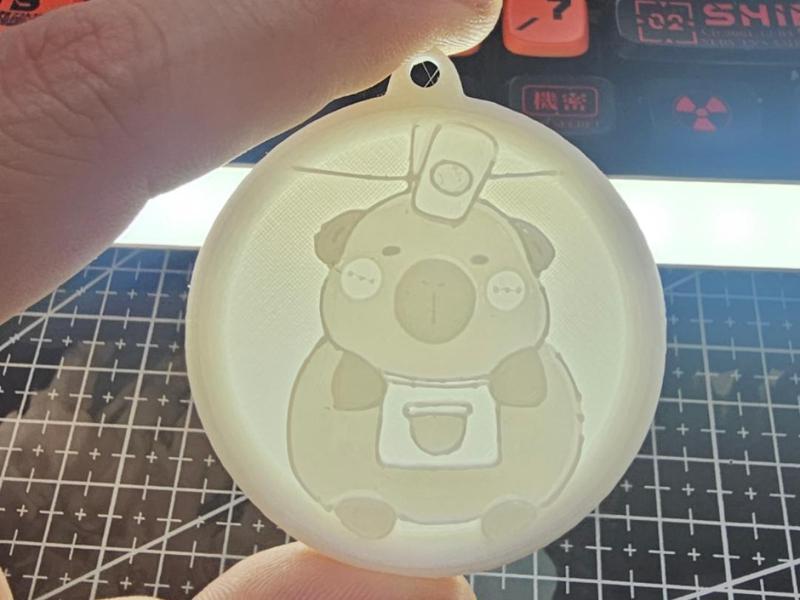 Capybara Lithophane Series 38