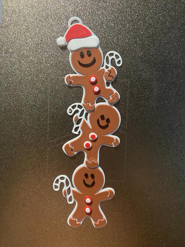 Gingerbread man Christmas tree decoration