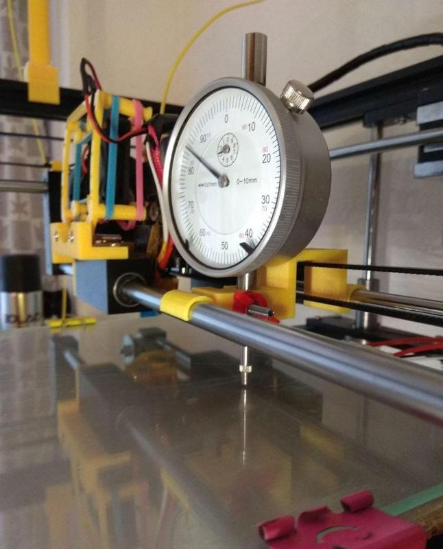 Tronxy X5 - Gauge Bed Leveling Holder - Messuhrhalter