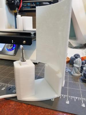 Tall Lithophane Stand for USB Light
