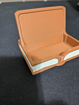 Open Book Business Card Holder