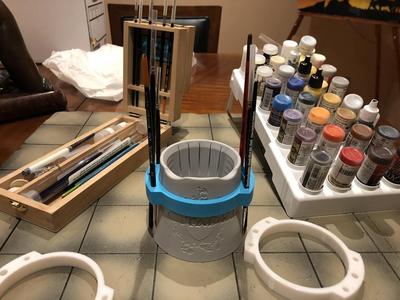 Citadel Water Pot Paint Brush Holders