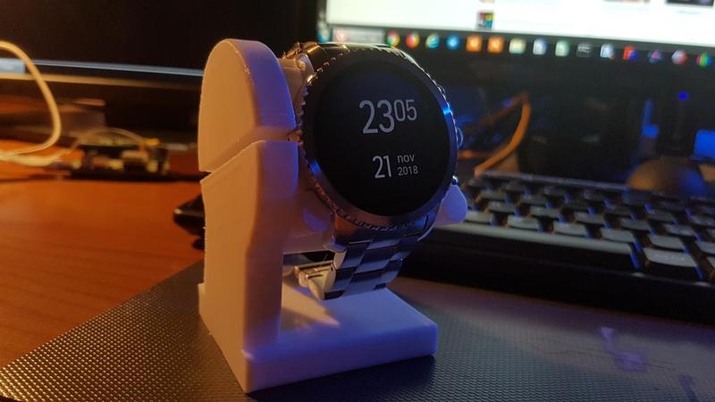 Fossil Q Explorist Charging Stand by tomgra REMIXED by Marco