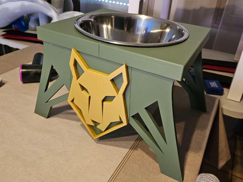 Dog bowl stand