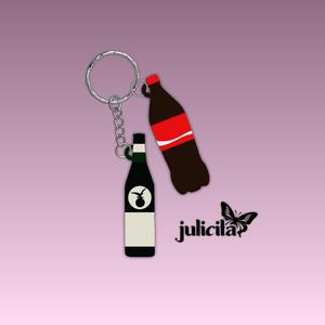 COCA-COLA X FERNET BRANCA KEYCHAIN
