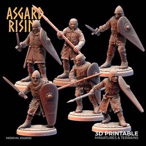 MEDIEVAL: Medieval Soldiers /Modular/ /Pre-supported/