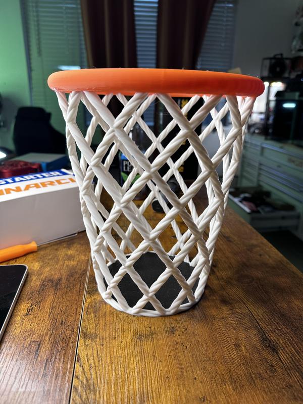 March Madness - Basketball Hoop - Wastebasket
