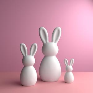 Easter Home Decor - Minimal Bunny