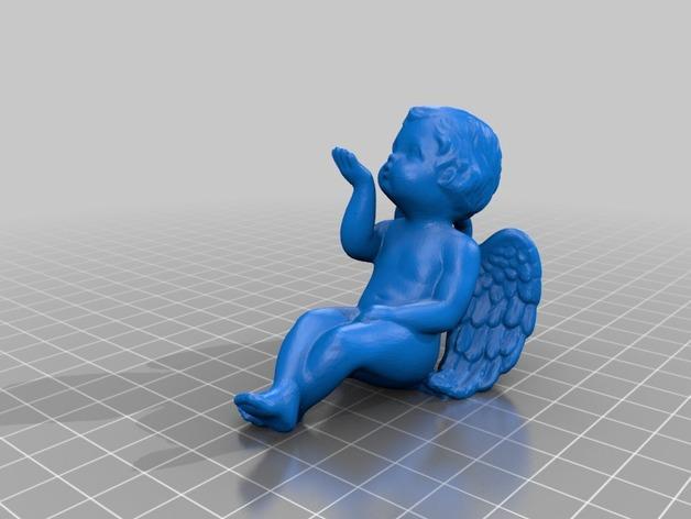 Christmas Tree Cherub with Hook