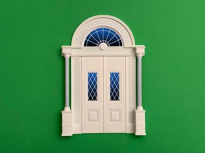 VICTORIAN FRONT ENTRANCE 1:12 DOLLHOUSE