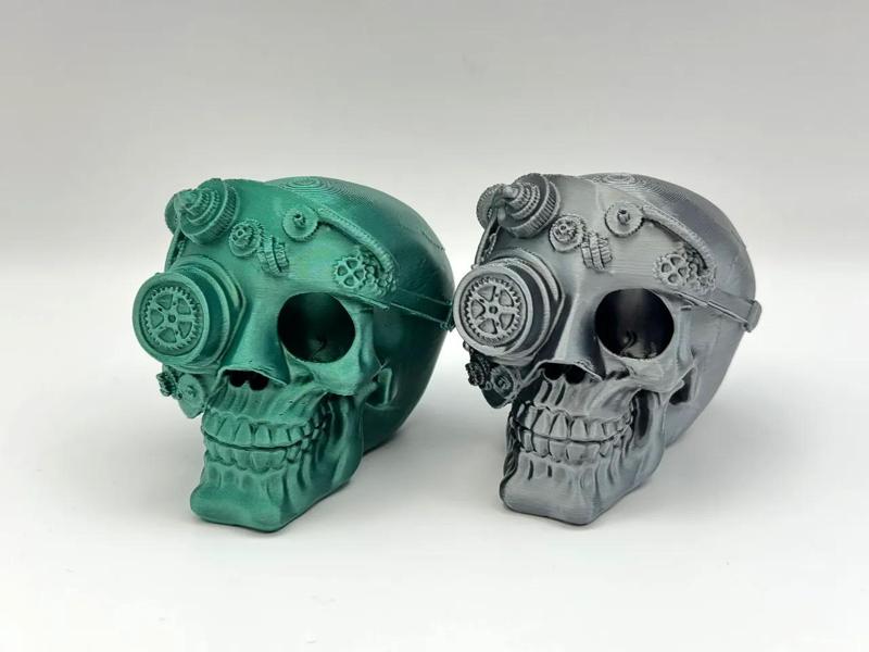 Steampunk Gear Skull   