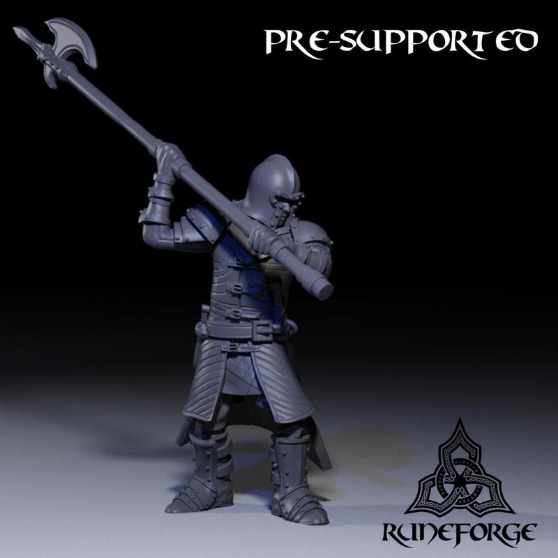 City Guard - Halberd - Chopping