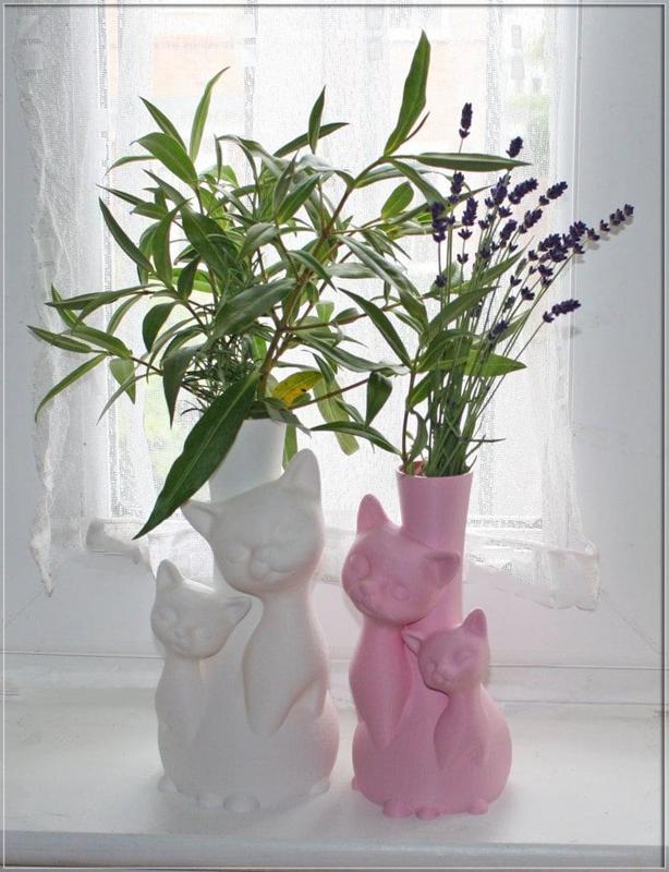 Cats Vase