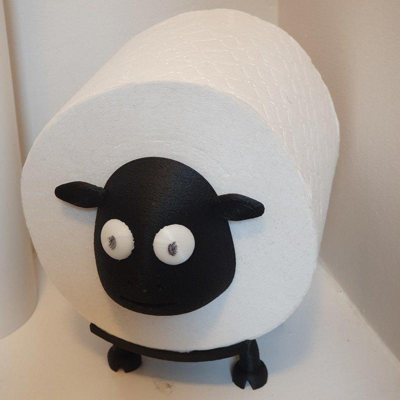 Spare toilet roll holder