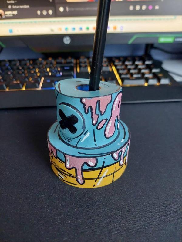 Cap Graffiti SprayCap Stylus Holder