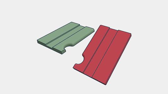 Modern Wallet - TPU strap design. 