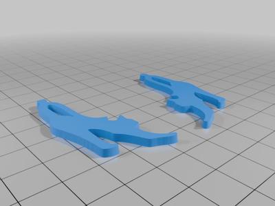 Bayonetta cat earrings