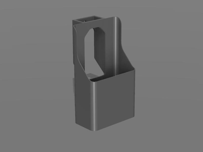 H2D Poop Bucket Bin. No screws/magnet