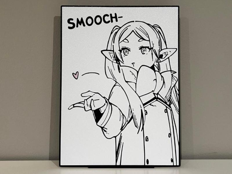 Frieren hueforge wall art