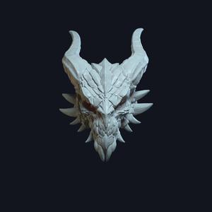 Dragon v1 Action Figure Head