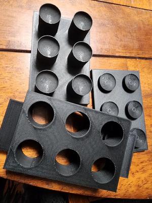 6 Tablet Mold - Bath Tablet Design   