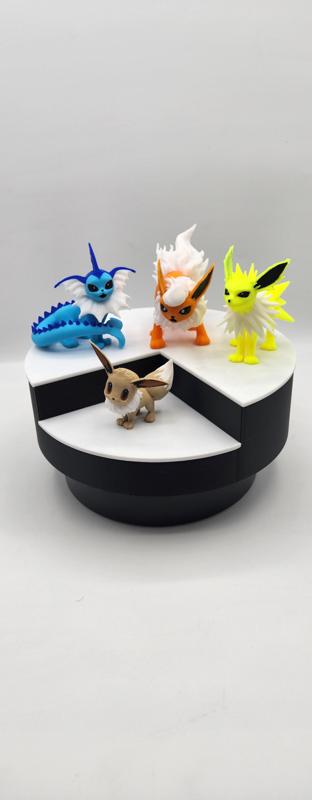 Pokemon Eevee & Full First Gen Evolution Display
