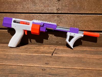 Ullr- Pump Action 3d Printed Nerf Revolver   