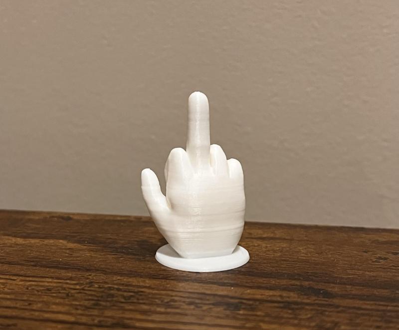 Middle Finger With Stand