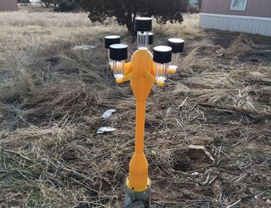 Mini Lamp Post for Solar Lights