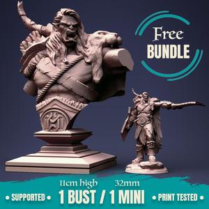 Orc bust / Orc chief